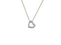 9ct Diamond Heart Pendant & Chain