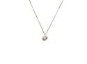 9ct Yellow Gold Diamond Pendant & Chain