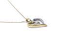 18ct Diamond Heart Pendant & Chain