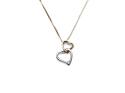 9ct Diamond Heart Pendant & Chain