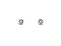 18ct Diamond Solitaire Stud Earrings