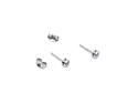 9ct Diamond Solitaire Stud Earrings