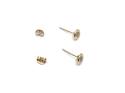 18ct Yellow Gold Diamond Stud Earrings