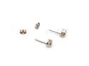 14ct Yellow Gold Diamond Stud Earings