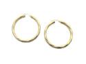 9ct Yellow Gold Twisted Hoop Earrings