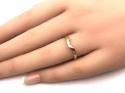 9ct Yellow Gold Shaped Wedding Ring