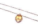 9ct Citrine Pendant & Chain