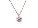 9ct Kunzite & Pearl Pendant & Chain