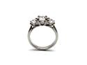 Platinum Diamond 3 Stone Ring