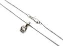 14ct Diamond Pendant & Chain