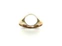 9ct Yellow Gold Plain Oval Signet Ring