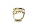 9ct Yellow Gold Coin Style Ring