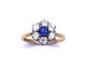 18ct Gold Sapphire & Diamond Ring