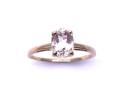 9ct Yellow Gold Topaz Solitaire Ring