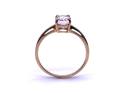 9ct Yellow Gold Topaz Solitaire Ring