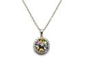 18ct Gold Sapphire & Diamond Pendant