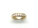 14ct Yellow Gold CZ Eternity Ring