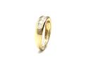 14ct Yellow Gold CZ Eternity Ring