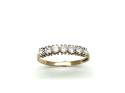 9ct Yellow Gold CZ Eternity Ring