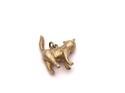 9ct Yellow Gold Cat Charm