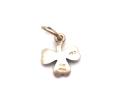 9ct  Gold Enamaled 3 Leaf Clover