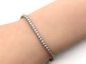 9ct White Gold Diamond Tennis Bracelet 1.00ct