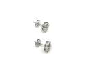 9ct White Gold Diamond Stud Earrings 3.07ct