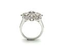 9ct White Gold Diamond Cluster Ring 2.50ct