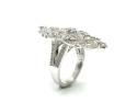 9ct White Gold Diamond Cluster Ring 2.50ct