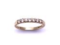 14ct Yellow Gold CZ Eternity Ring