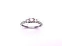 9ct Diamond Three Stone Ring