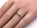 9ct White Gold Diamond Solitaire Ring