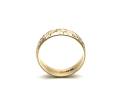 9ct Yellow Gold Patterned Wedding Ring