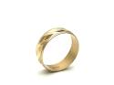 9ct Yellow Gold Patterned Wedding Ring