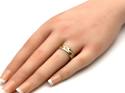 9ct Yellow Gold Patterned Wedding Ring