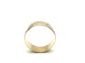 9ct Yellow Gold Patterned Wedding Ring