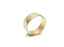 9ct Yellow Gold Patterned Wedding Ring