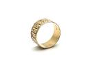 9ct Yellow Gold Patterned Wedding Ring