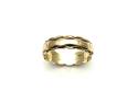 9ct Yellow Gold Patterned Wedding Ring