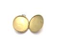 Edwardian 9ct Yellow Gold Engraved Locket