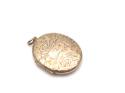 Edwardian 9ct Yellow Gold Engraved Locket