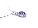 18ct Tanzanite & Diamond Pendant