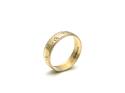 9ct Yellow Gold Patterned Wedding Ring