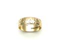 9ct Yellow Gold Patterned Wedding Ring