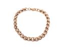 9ct Rose Gold Rollerball Bracelet 8 1/2