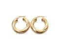 9ct Yellow Gold Hoop Earrings