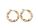 9ct Yellow Gold Hoop Earrings