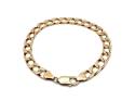 9ct Yellow Gold Square Curb Bracelet