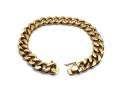 9ct Yellow Gold Solid Curb Bracelet