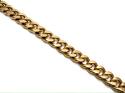 9ct Yellow Gold Solid Curb Bracelet